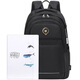 Oxford University Schoolbag Male Middle School Student Schoolbag Female Middle and High School College Student Backpack Reduced Burden Travel Backpack X855B Black