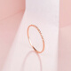 Saturday Fortune (ZLF) 18K gold ring women's color gold rose gold tail ring plain ring size 16