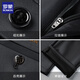 
Romon high-end trousers for men's spring and autumn new style business loose straight suit pants casual long trousers 686A gray 30