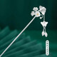 Dijing hairpin as a Valentine's Day gift for your girlfriend and wife, ancient style Sansheng apricot-stepping tassel hairpin, high-end hair accessories Sansheng apricot hairpin F481