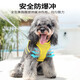 KimPets dog leash, dog leash, small dog vest-type harness, puppy walking chain, puppy pet supplies, lemon yellow - high reflective breathable harness L-recommended 16-22Jin Jin equal to 0.5kg adjustable harness 48-58cm