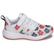 ADIDAS (ADIDAS) Zapatos de niñas Sports Casual Tampa Flower Velcro Top Jogging Zapatos Blanco Spring and Summer 2025 GZ9754 Blanco 28 1/2