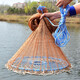 Ximei American Frisbee hand-thrown net, cast net to catch fish, automatic easy-throw fishing net, fishing gear, rotating net, tire line, fishing net, wire mesh, Frisbee hand-thrown net, tire line-480