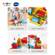 VTech Deluxe Edition Electric Bahnhof Bahnhofsauto Set Kaizhi Kinderspielzeug Jungen und Mädchen Geburtstagsgeschenk 37446 Deluxe Edition Elektrischer Bahnhof 37446
