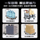 Bangkochen flatbed steel plate small trolley trolley folding portable small trolley trailer folding cart handling truck hand pulling truck 73*48 [4-inch light sound wheel]-load 1050 Jin [Jin equals 0.5 kg]