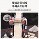 Jingyan Electric Noodle Press Vollautomatischer Edelstahl -Nudelmaschinen Haushalt Haushaltsknödelhaut Handwertige Roll -Nudeln integrierte Maschine Nudel Press 180 Edelstahl Luxustyp + Feingussmesser