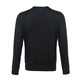 Ermenegildo Zegna men's loose thin round neck wool pullover knit casual versatile sweater UAM00110B0 dark blue 48 (S/M)