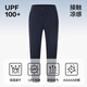 Made in Tokyo [Sunscreen Air Conditioning Pants] Quick-drying Ice Silk Cool Sweatpants Highly Elastic Breathable Running Pants Men Black XL