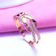 DL 199818k purple gold ring wife jewelry Russian color gold rose gold ring simple and elegant 585 women's opening adjustable