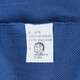 Hongdu short-sleeved T-shirt men's middle-aged business casual thin lapel loose blue work gentleman's half-sleeved T-shirt blue TH6223-1 XL 180/96A