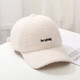 Nozhi niedliche pelzige Herbst- und Winter Baseballhut Frauen Baseballkappe Einfache Feste Farbe Baseball Sonnenhut Frauen NC728 Feste Farbe Schwarz One Size Verstellbar