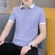 CAIDEN KETCH男装品牌短袖polo衫t 恤男士2025夏季新款商务休闲百搭透气上衣服 黑色679 XL （建议126-140斤）