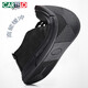 Crocodile Katile Crocodile Zapatos de cuero casual para hombres cómodos con suela suave de mediana edad y anciana zapatos de papá de moda para hombres 1428 negro 44
