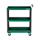 Shida three-layer tool cart mobile tool cart auto repair repair parts cart multi-function tool cabinet 95222B-R 95222A three-layer parts tool cart/green