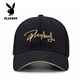 Playboy hat men four seasons baseball hat sun protection spring and summer casual fashionable breathable baseball cap sun hat women black