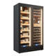 Xinchao (SICAO) red wine cabinet with constant temperature and humidity for home high-end custom villa commercial reception bar KTV storage beverage liquor wine home cellar display cabinet 900 GC900C wine cabinet + cigar cabinet 500L