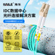 
HAILE 10 Gigabit multimode fiber jumper LC-LC low smoke halogen-free double core jumper OM3-300UPC connector 50/125 pigtail 5 meters HJ-2LC-LC-MT5