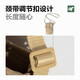 MOBIGARDEN ID Bag, multi-storey storage passport bag, RFID anti-theft shoulder bag, sand and stone color