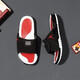 Тапочки Nike (NIKE) мужская обувь весенняя спортивная обувь JORDAN на открытом воздухе шлепанцы на липучке пляжная обувь повседневная обувь сандалии DD0234-100/черно-белый контрастный цвет/менеджер магазина горячая рекомендация 45