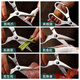 PLYS kitchen scissors, bone scissors, chicken bone scissors, food kitchen multi-purpose stainless steel barbecue scissors for killing fish