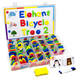 Butterfly Fun English Letters Magnetic Sticker Magnetic English 26 Buchstabe Aufkleber Number Kühlschrank Aufkleber Unterricht AIDS Early Education Kinderspielzeug [Zahlenform] 6 Zahlensätze + 10 Formen [