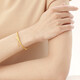 Zhou Shengsheng Gold Bracelet Gold Ribbon Small Gold Bead Bracelet Wedding and Wedding Gold Bracelet 15912K Priced 05 circles - 12.99 grams (including labor cost 280 yuan)