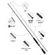 
DAIWA 24 new product TATULA XT Spider perch rod Perch mandarin fish universal lure long throw rod 2.03 meters 682LFS straight handle
