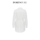 PORTSPURE women's spring and summer new long-sleeved shirt RT3B040EWD042 BRIGHT WHITE M