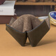 Sharphan (Savinelli) Italienischer Sharphan-Pfeifenhalter aus Südost, Nordwestorigami M674 Viertüriger Lederpfeifhalter Herrengeschenk Silber Grey-Hole