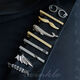 Chill summer men simple silver metal business groom wedding fashion crystal professional security tie clip B-08 silver/short
