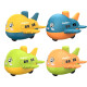 QISEN (QISEN) Educación temprana para niños Toy Press Skiing Happy Little Plane Baby Gift [One] Pequeño color de avión aleatorio 686P-15
