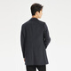 Vêtements pour hommes de Lilang Light Fashion [même style dans le centre commercial] Cabiller en laine pour hommes longs en cachemire mélangé veste en laine chaude bleu gris xl (175)