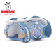 BOBDOG children's shoes, baby boys' sandals, new summer girls' soft-soled toe-toe toddler shoes, children's shoes, moonlight blue/cerulean blue 22, suitable for feet 13.5cm long