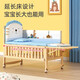 zedbed婴儿床拼接大床实木无漆多功能新生儿童可移动摇篮宝宝bb双层木床 小床+五件套+棕垫（备注花色）