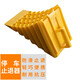 Ding Tongtong parking blocker plastic anti-slip convenient car tire parking wedge truck backstop wheel car anti-slip block 450*190*250mm (with iron) Jingcang Jingpei