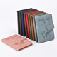 GPHF Deutsche Anti-Diebstahl-Pinsel-Magnetschnalle RFID Multifunktion Passportschutz Hülle Flugticket Clip Passport Reise Wallet ID-Kartenbeutel hellblau