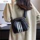 简霏休闲尼龙布包包女夏2023小众设计贝壳包轻便百搭大容量斜挎包1082 红色