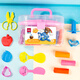 Deli 24 Farbe Plasticine Handgefertigte DIY -Spielzeug -Farbton -Set Ultraleicher Tonraum Sand Sandfarbe Kinderschule Graduation Schreibwaren Geburtstagsgeschenk Rosa