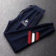 Le coq sportif French big cock casual sports pants for men in spring, autumn and winter new fashion versatile running leggings long pants Navy blue non-velvet leggings sweatpants red and white three stripes XL recommended 140-160Jin Jin equals 0.5 kg
