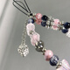 Vionus Handy Lanyard Mobiltelefon Seil hängen Apple Kopfhörer Pro2 Lanyard Männer und Frauen Mobiltelefonkette Kurzes Handgelenk Anti-Verlust USB Multifunktional Hanging Sweet Cool Girl Mobiltelefonkette süße coole Mädchen Mobiltelefonkette