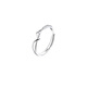 BJYL pure s999 pure silver simple line ring women's niche design geometric ring ring high fashion birthday gift S999 pure silver ring + exquisite gift box