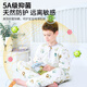 Children's face, medium and large children's split-leg sleeping bag, constant temperature pure cotton antibacterial pajamas, baby anti-kicking quilt, autumn and winter thick XXL size