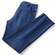 Classic Car (Laoyche) Jeans pour hommes Summer Style Thin Style d'âge moyen et personnes âgées pantalons décontractés en vrac pour hommes Daddy Pantalon masculin IG3883 Blue Black 29