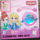 Parent-child tribe children's cosmetics toys girls play house makeup makeup box set makeup bag 3-6th birthday gift Carnival beauty makeup box [22 accessories]