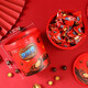 
No more words: 2 barrels of Mailsu barrel dark chocolate beans sandwich casual internet celebrity snacks chocolate candy for children [4 barrels/672g] chocolate flavor + strawberry flavor