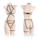
Mei Nail role-playing sexy pajamas and underwear for men's special seduction sex thong three-point breast-exposed sm couples stimulate outdoor date Default size 1