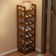 Anya Nan Bamboo Simple Shoe Rack Doorway Multi-layer Household Shoe Rack Dormitory Dust-proof Shoe Cabinet Storage Rack Brown 7-30