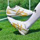
FEELACES football shoes broken nails TF men and women adult children's shoes for youth anti-slip training artificial grass middle school entrance examination leather rubber sole shoes 2022 Platinum broken nails 41 [socks + protective plate + shoe bag]