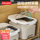 JEKO&JEKO rice bucket insect-proof rice storage box rice tank household rice container flour rice storage box noodle bucket grain storage 24Jin Jin equal to 0.5 kg white