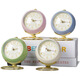 Wholesale light luxury style retro small table clock alarm clock metal French classic student bedside desk decorative ornaments off-white